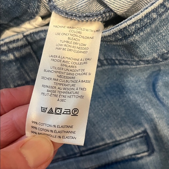 Maeve Anthropologie Wide-Leg Scalloped Edge Women's Jeans - Picture 8 of 9